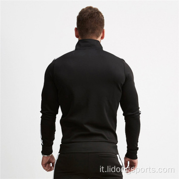 Sude Jogger Jogger Zip Sportswear Men Sport Sportsuit